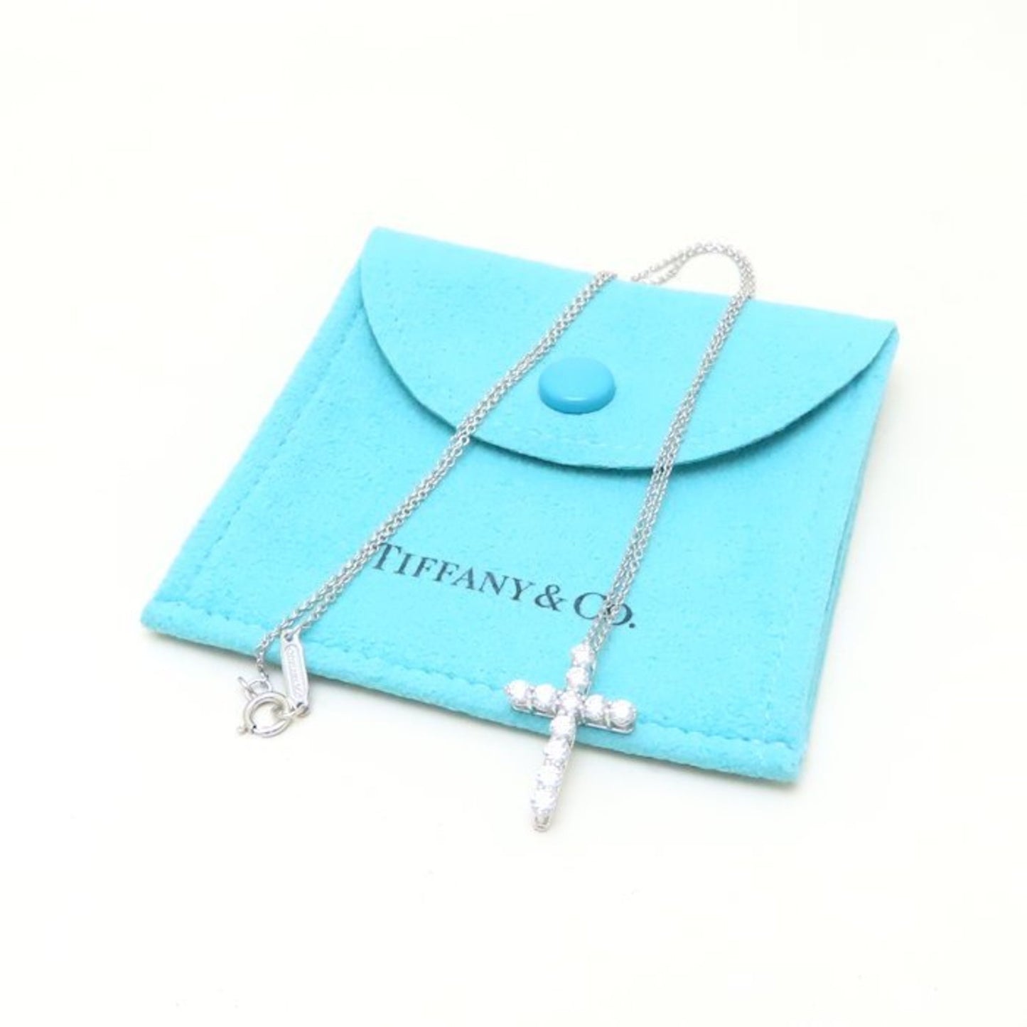 Tiffany & Co. Tiffany Diamond Cross Necklace