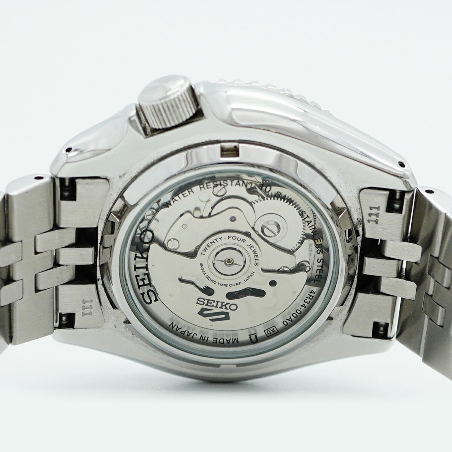 Seiko 5 Sports 4R34-00A0 Sbsc017 Silver Dial