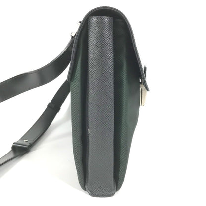 Louis Vuitton M30882 Taiga Saratov Gm Flap Messenger Bag/Shoulder Bag In Nylon Canvas And Leather