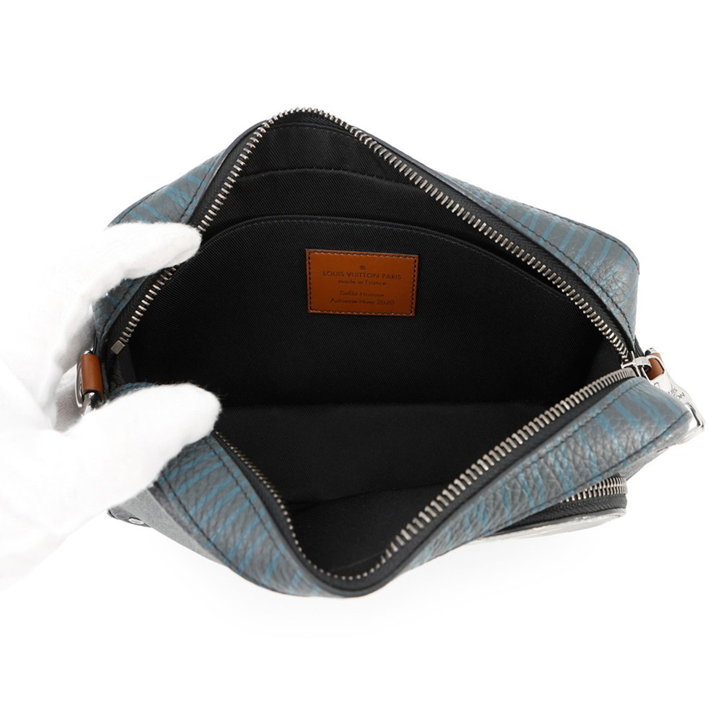 Louis Vuitton Monogram Eclipse Volga On-Strap Shoulder Bag M69688 Louis Vuitton Black