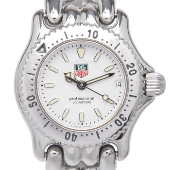 Tag Heuer Cell Watch Wg1410-0 Quartz White Dial Stainless Steel