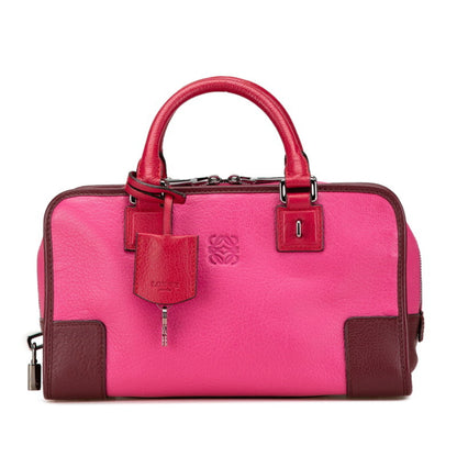 Loewe Anagram Logo Amazona 28 Handbag In Pink