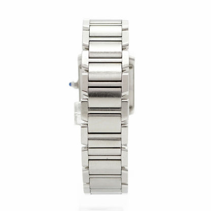 Cartier Tank Franaise Sm W51008Q3 White Dial