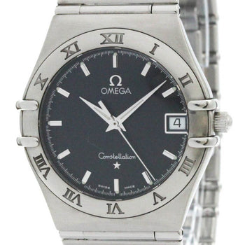 Polished Omega Constellation Stainless Steel Quartz