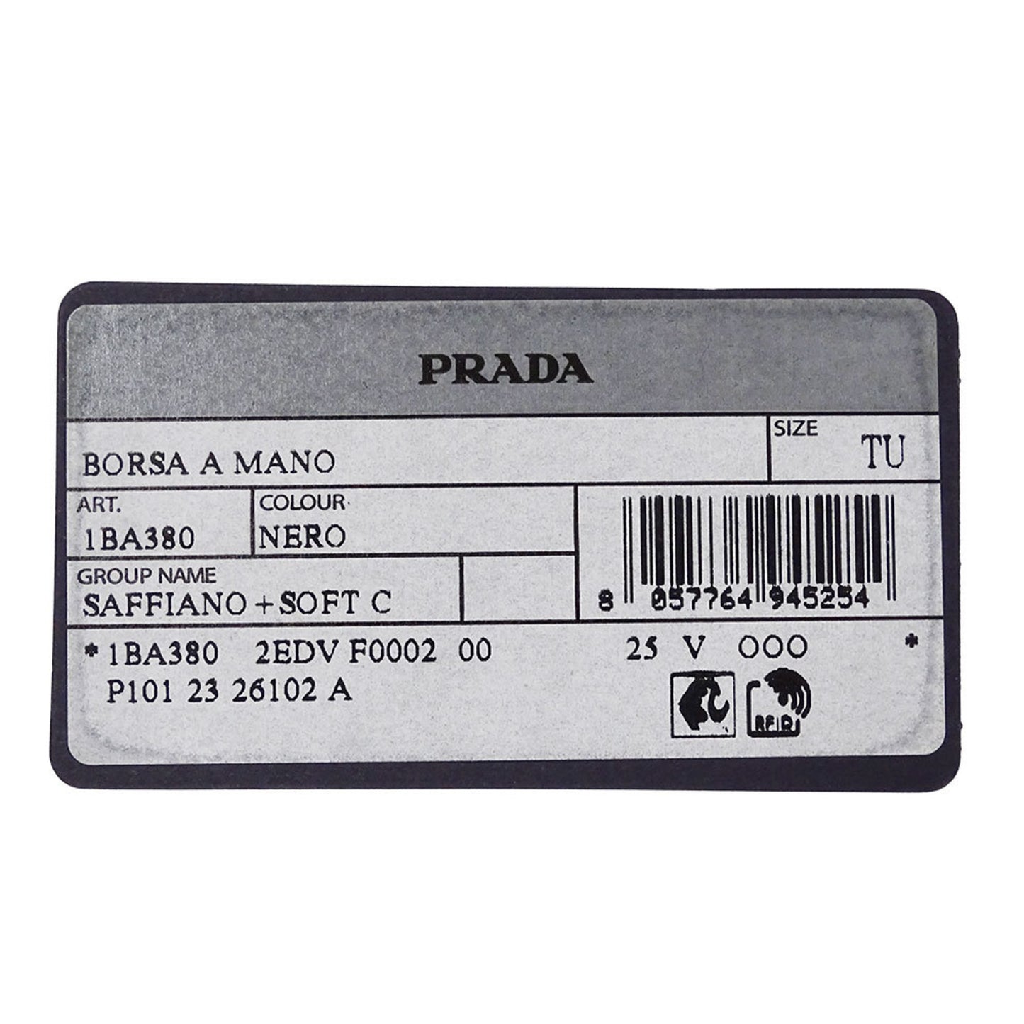 Prada Prada Women'S Saffiano Black Handbag/Shoulder Bag (1Ba380) - 2-Way Mini Bag