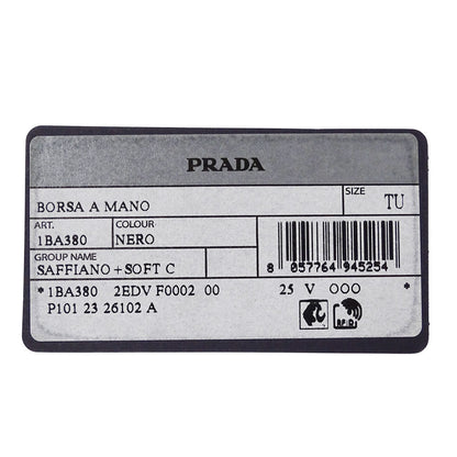 Prada Prada Women'S Saffiano Black Handbag/Shoulder Bag (1Ba380) - 2-Way Mini Bag