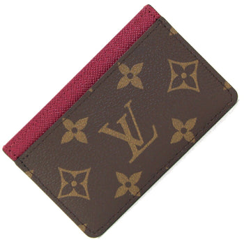 Louis Vuitton Card Case Monogram Porte Carte Sample M60703 Fuchsia Pass