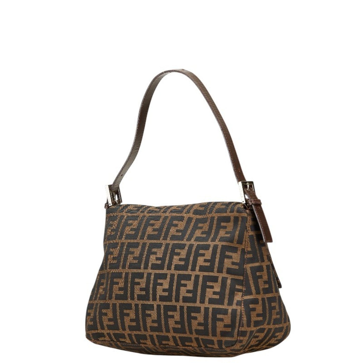 Fendi Zucca Mamma Bucket Handbag In Brown Canvas