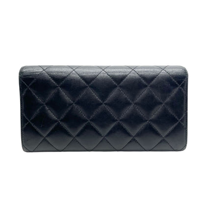 Chanel Cambon Line Bifold Long Wallet With Coco Mark