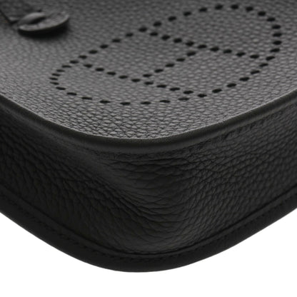 Hermes Evelyn Tpm Black W Stamp (Circa 2024) Women'S Taurillon Clemence Shoulder Bag