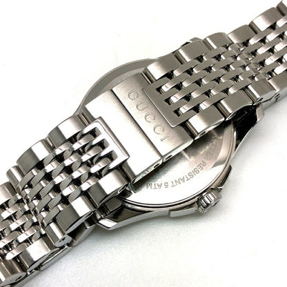 Gucci G Timeless Quartz 126.5 Stainless Steel Battery-Operated Women'S Watch With Date Display