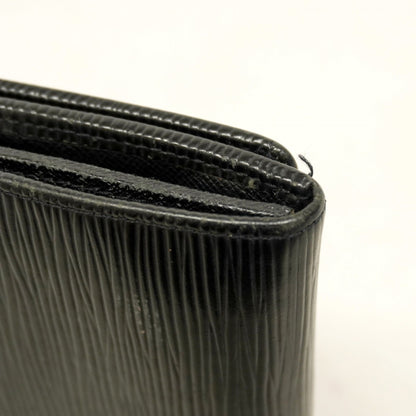 Louis Vuitton Epi Wallet Portefeuille Monnaie-Vieux-Tresor M63502 Noir