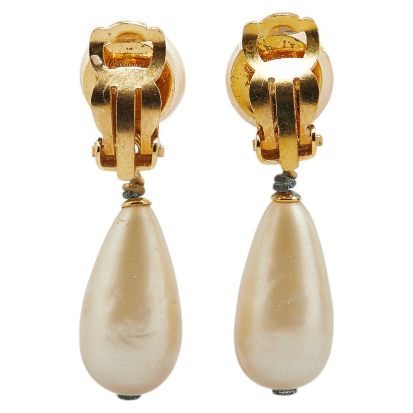 Chanel Coco Mark Pearl Earrings