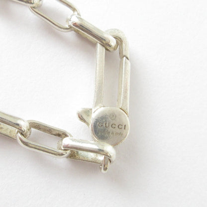 Gucci Gg Interlocking Chain Bracelet In Sv925