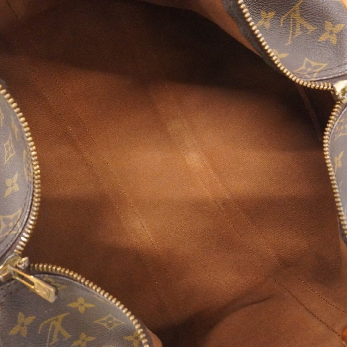 Louis Vuitton Monogram Keepall 45 Boston Bag M41428 Brown