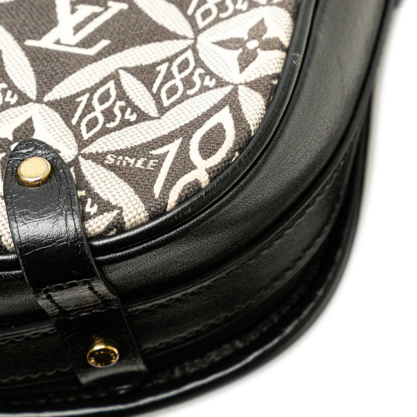 Louis Vuitton Since1854 Neo Saumur Mm Shoulder Bag M57488 Black Canvas