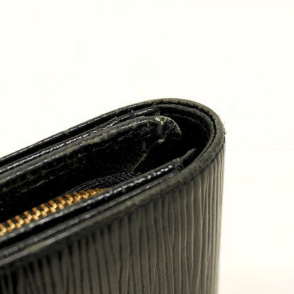 Louis Vuitton Epi Wallet Portefeuille Monnaie-Vieux-Tresor M63502 Noir