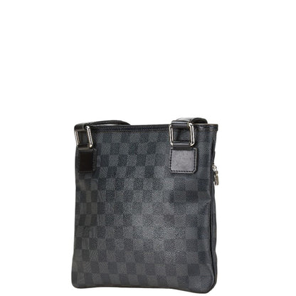Louis Vuitton Damier Graphite Thomas Crossbody Shoulder Bag N58028 Black Leather