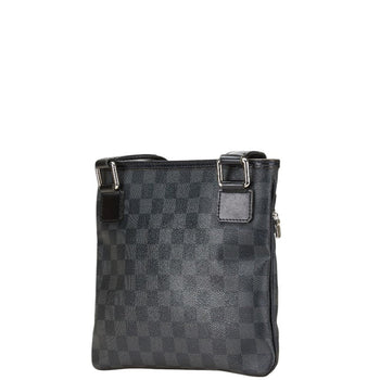 Louis Vuitton Damier Graphite Thomas Crossbody Shoulder Bag N58028 Black Leather