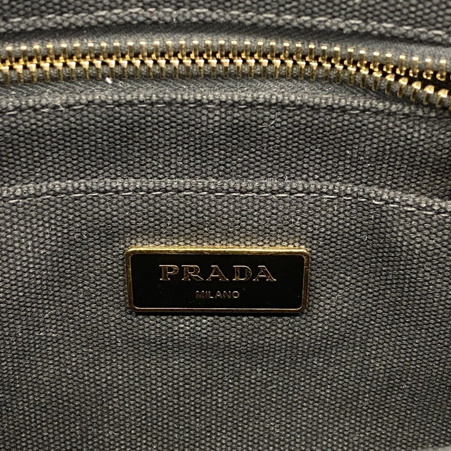 Prada Canapa Canvas Handbag