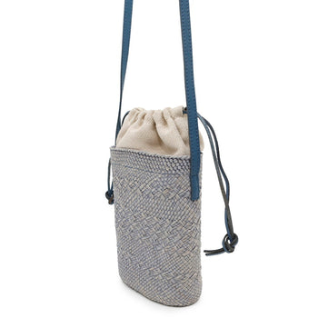Loewe Square Pocket Shoulder Bag In Iraka Palm Calfskin Leather C630G35X01