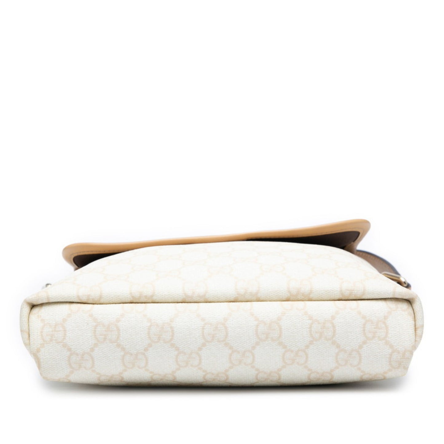 Gucci Gg Supreme Shoulder Bag/Messenger Bag 223666 Beige/Brown Leather