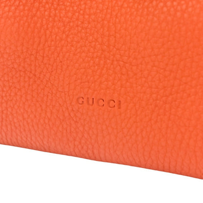Gucci Bamboo Daily Top Handle 2-Way Handbag/Shoulder Bag 370831 Orange