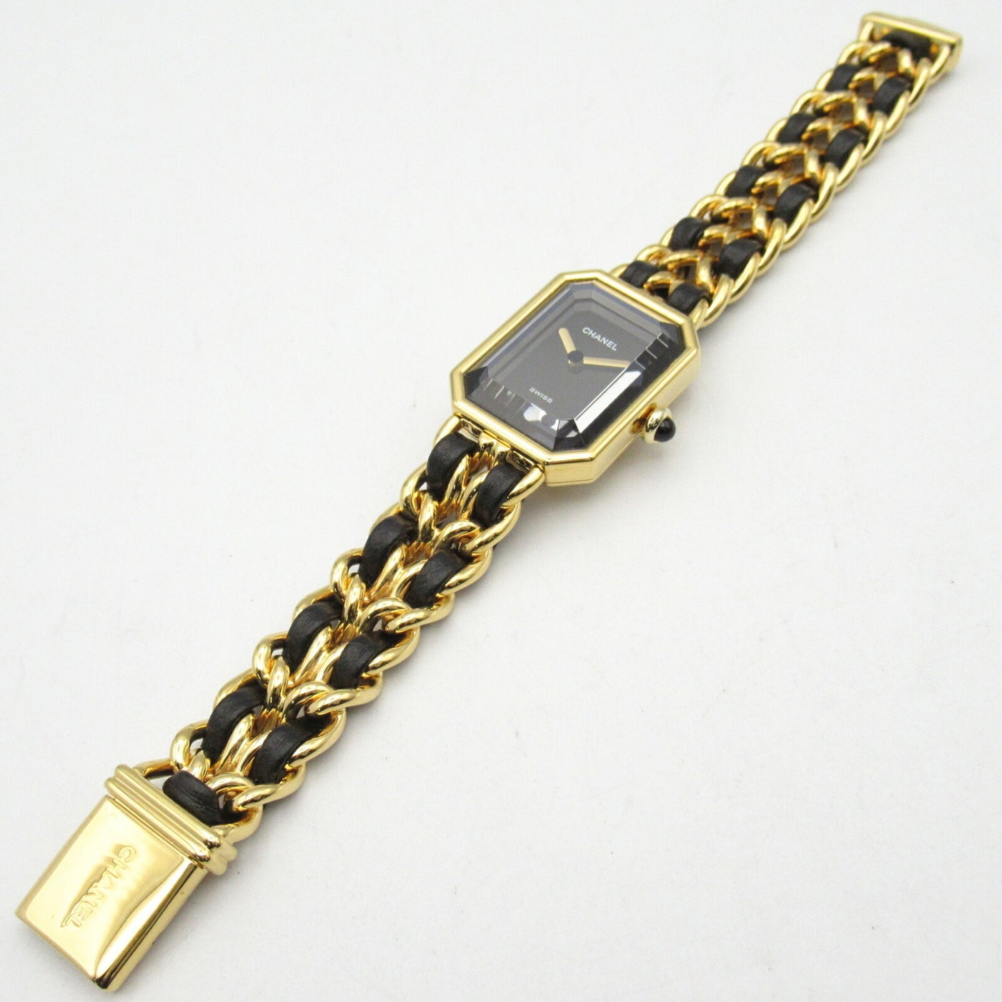 Chanel Premiere S Watch Gp (Gold Plated) Leather