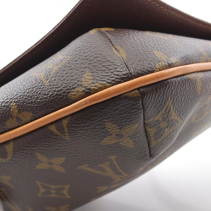 Louis Vuitton Musette Tango Long Strap Monogram Shoulder Bag Coated Canvas Leather
