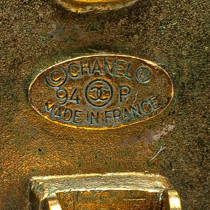 Vintage Chanel Coco Mark Earrings