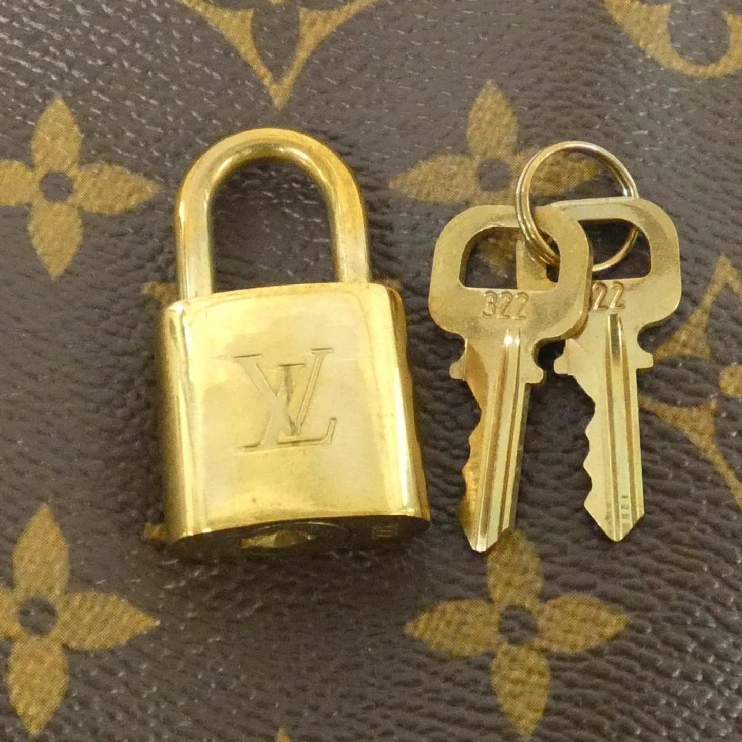 Louis Vuitton Monogram Lockit Vertical M40103 Handbag