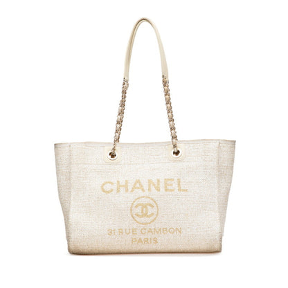 Chanel Women'S Canvas Shoulder Bag