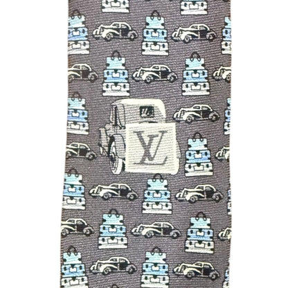 Louis Vuitton Louis Vuitton Car Bag With Small Pattern Silk Tie