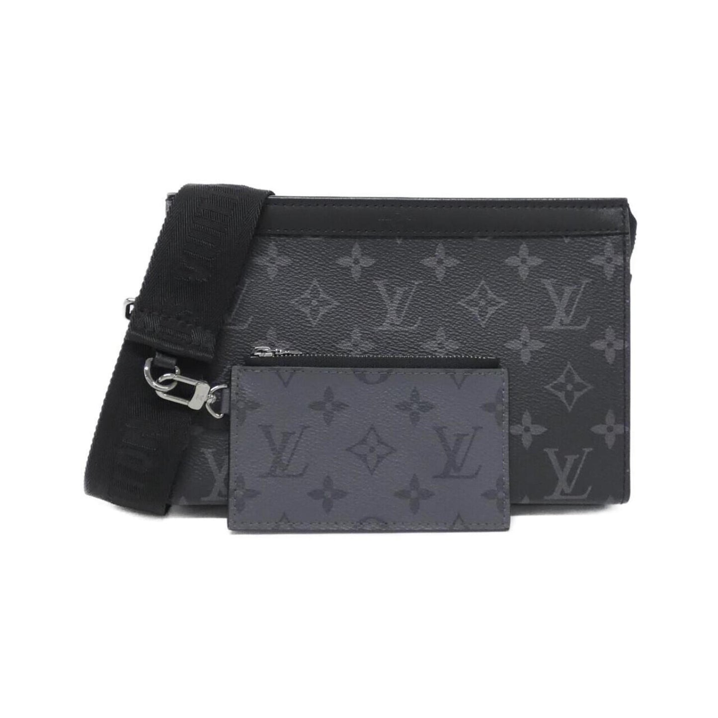 Louis Vuitton Monogram Eclipse Reverse Gaston Wearable Wallet M81124 Shoulder Bag