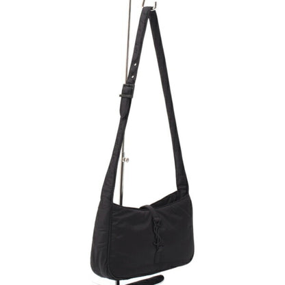 Saint Laurent Mini Shoulder Bag In Black Nylon For Men And Women