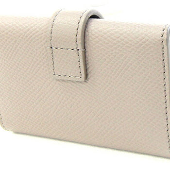 Celine Essential 6-Key Case 10J353Bru Greige Leather