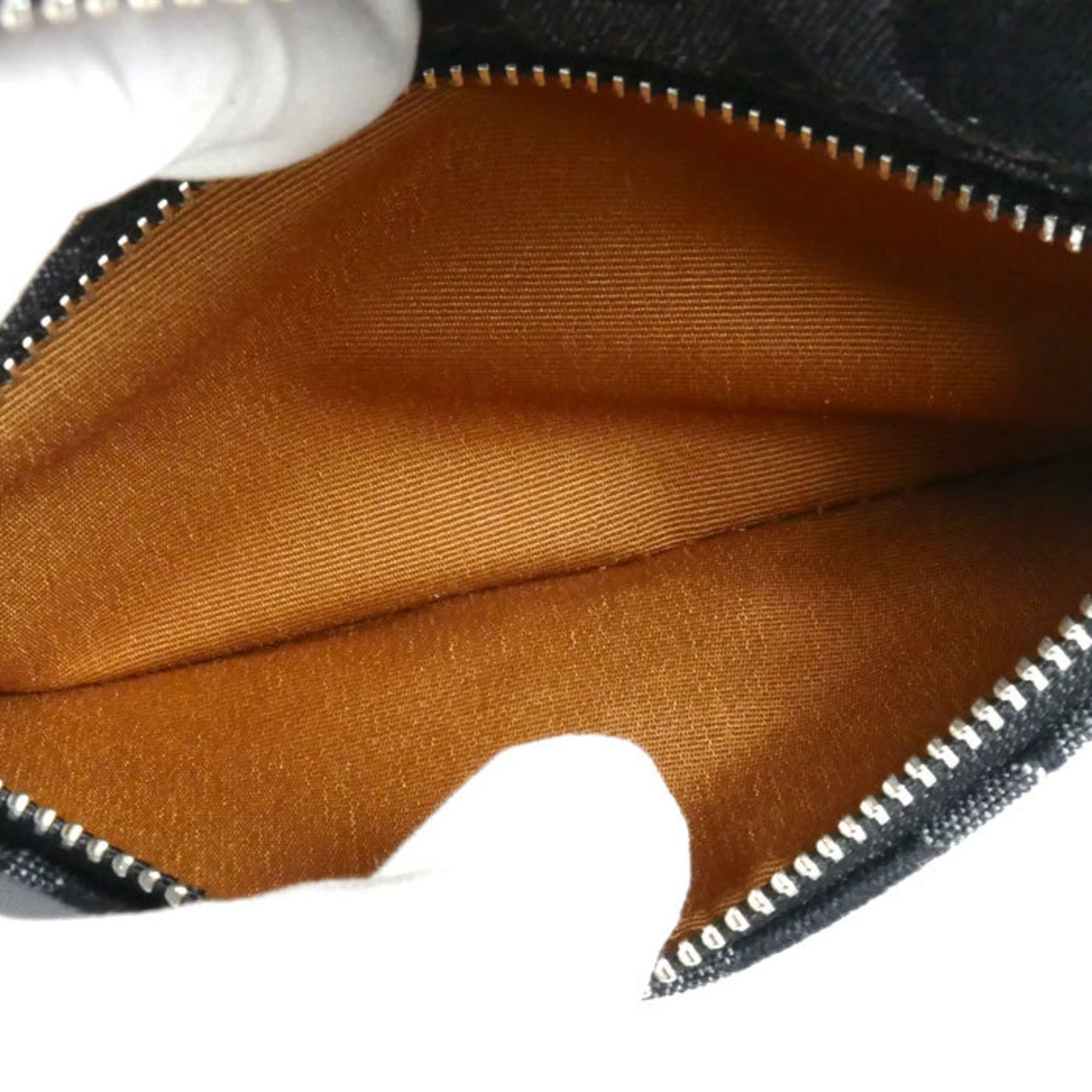 Coach Denim Leather Signature Mini Waist Bag Cq186 Sv/Bk