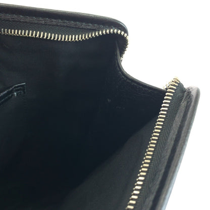 Balenciaga Graffiti Print Black Multicolor Silver Hardware Leather 443658 1060 Clutch Bag Second
