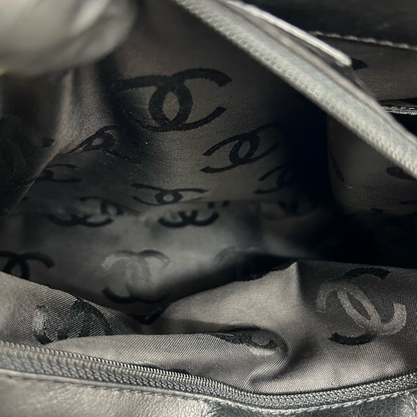 Chanel Coco Mark Leather 2-Way Handbag/Shoulder Bag