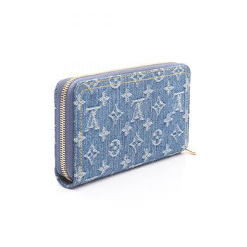Louis Vuitton X Takashi Murakami Round Long Wallet In Monogram Cherry Denim