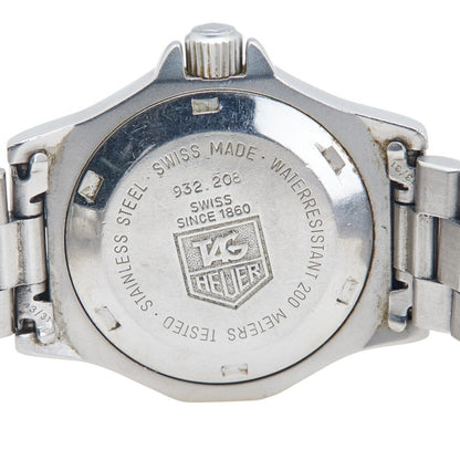 Tag Heuer 3000 Series Professional 200 Watch 932.208 Quartz Gray Dial Stainless Steel