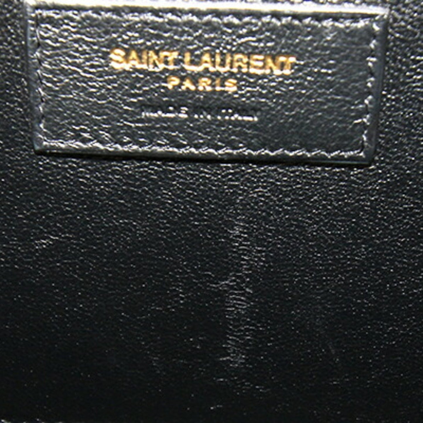 Saint Laurent Nolita Handbag 607465 Black Raffia Leather Chain Shoulder Bag