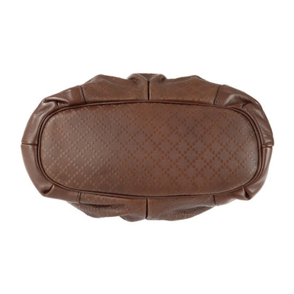 Gucci Gucci Suki Diamante Handbag 247902 Leather Brown Gold Metal Fittings 2Way Shoulder Bag