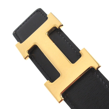 Hermes H-Buckle Reversible Belt In Box Calf And Togo Leather