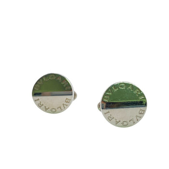 Bvlgari Bvlgari Round Cufflinks Silver