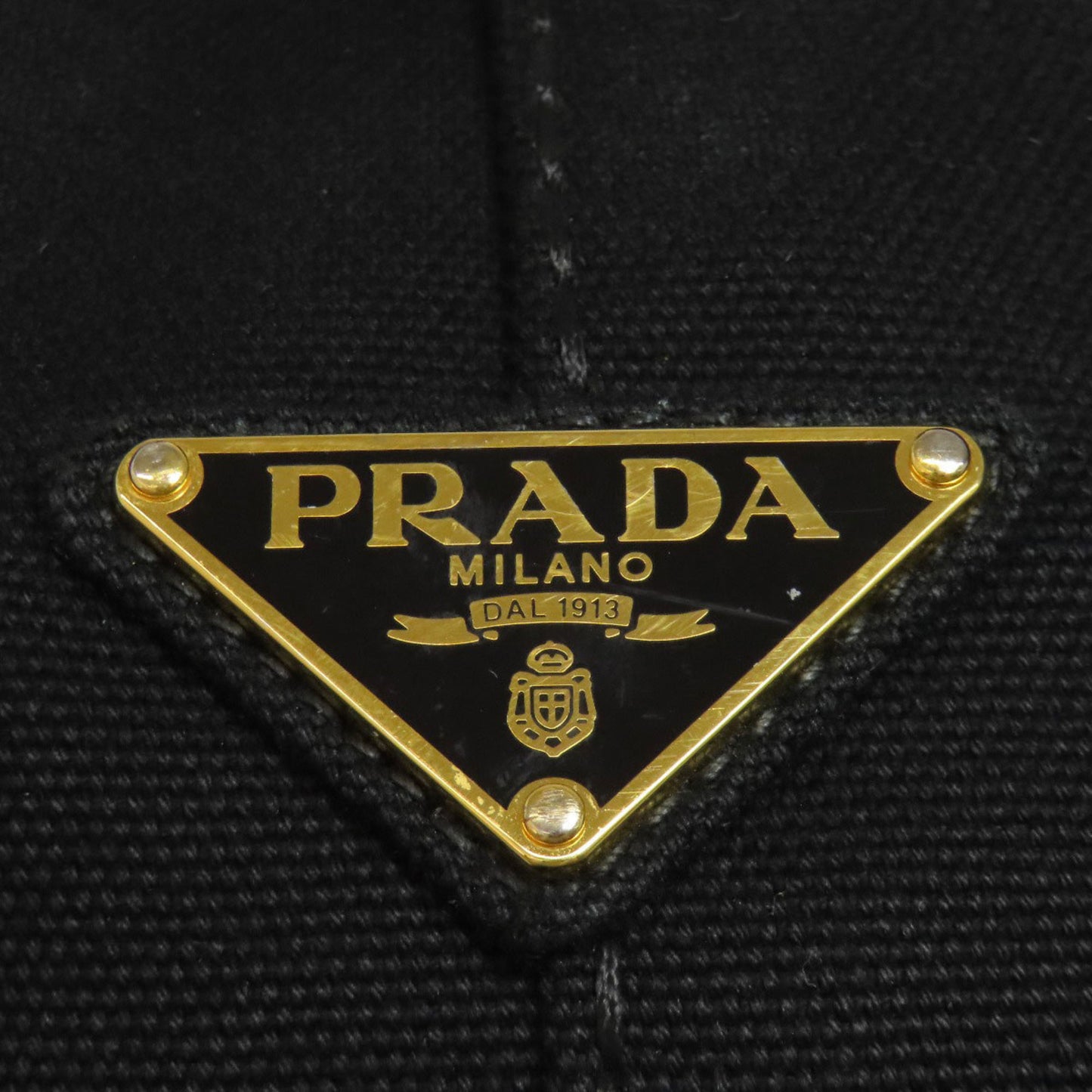 Prada Canapa 2-Way Handbag Canvas