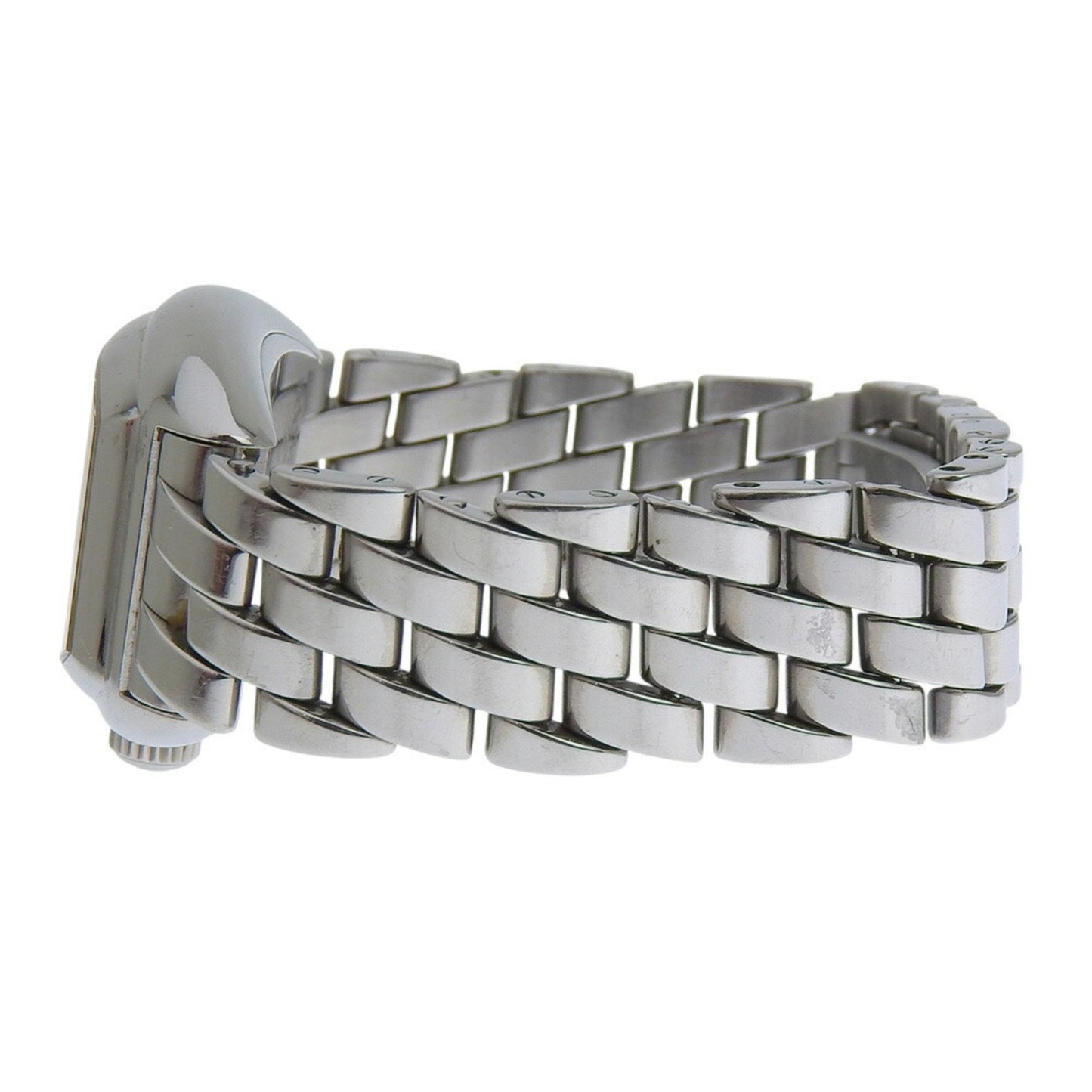 Franck Muller Conquistador Watch 8005L Stainless Steel Quartz Analog Display Silver Dial