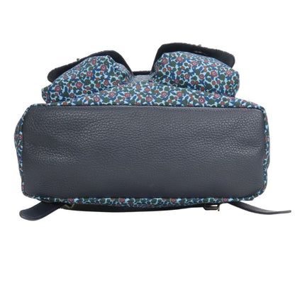 Coach Backpack/Daypack F59434 Nylon Leather Blue Navy Backpack