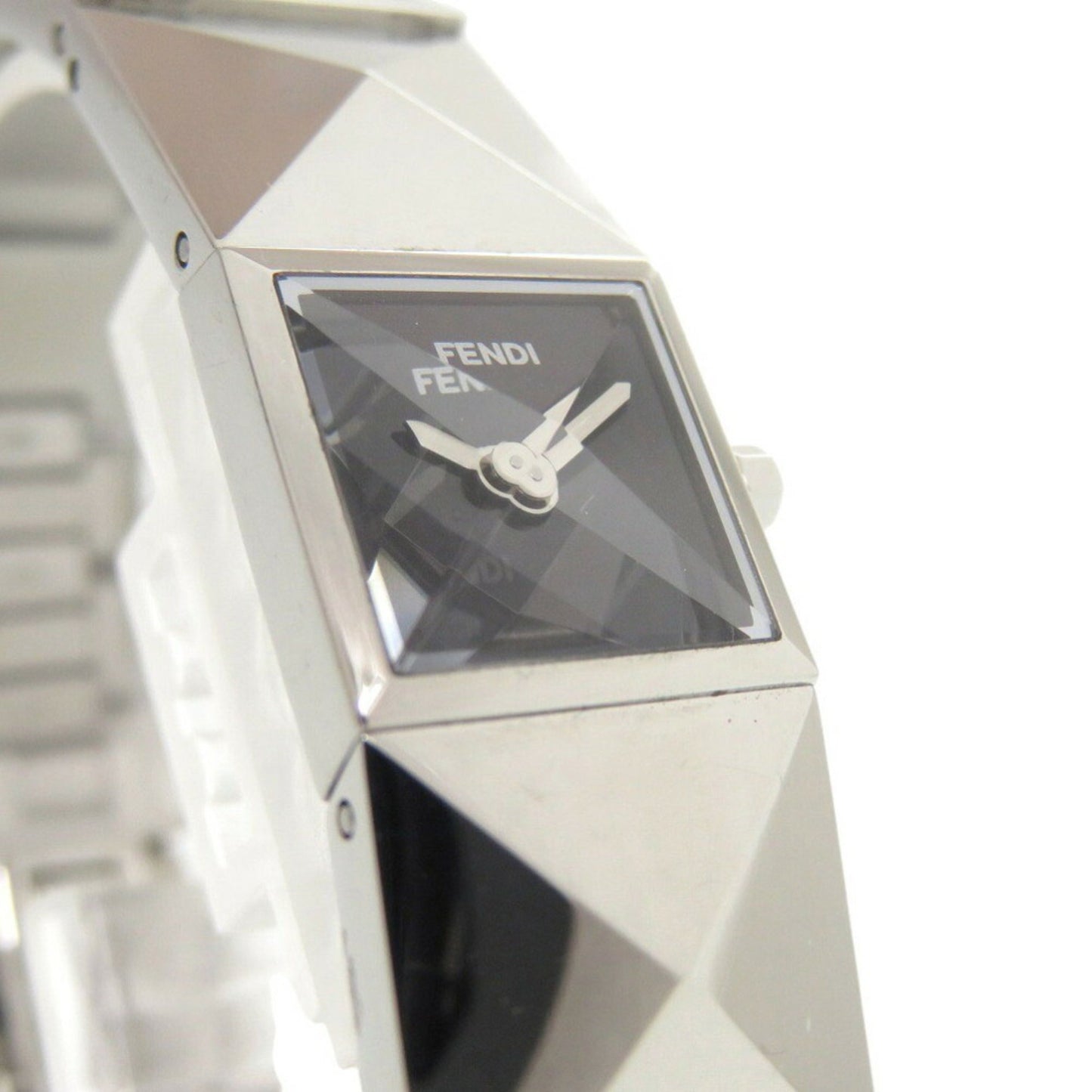 Fendi Pyramid 4250L Stainless Steel Black