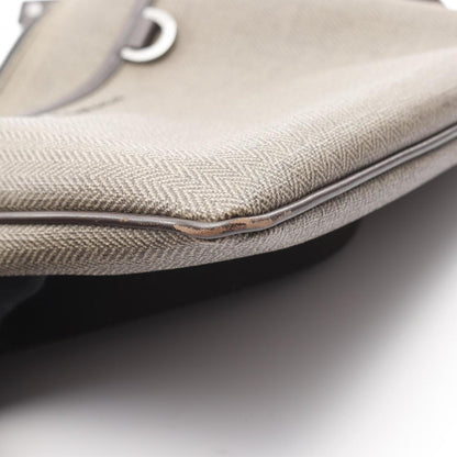 Bvlgari Weekend Shoulder Bag In Coated Canvas And Leather